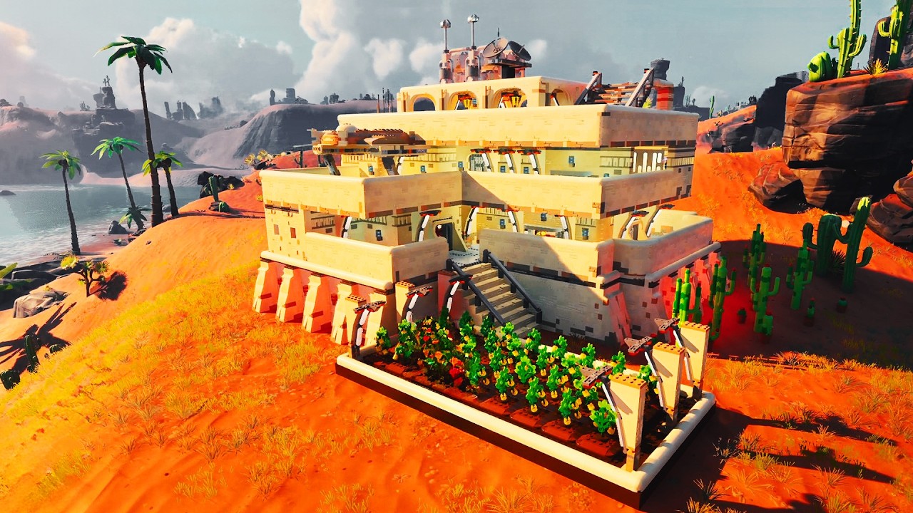 Lego Fortnite Star Wars: How to build a DESERT SHELTER on the hill with a SEA VIEW | Step by step