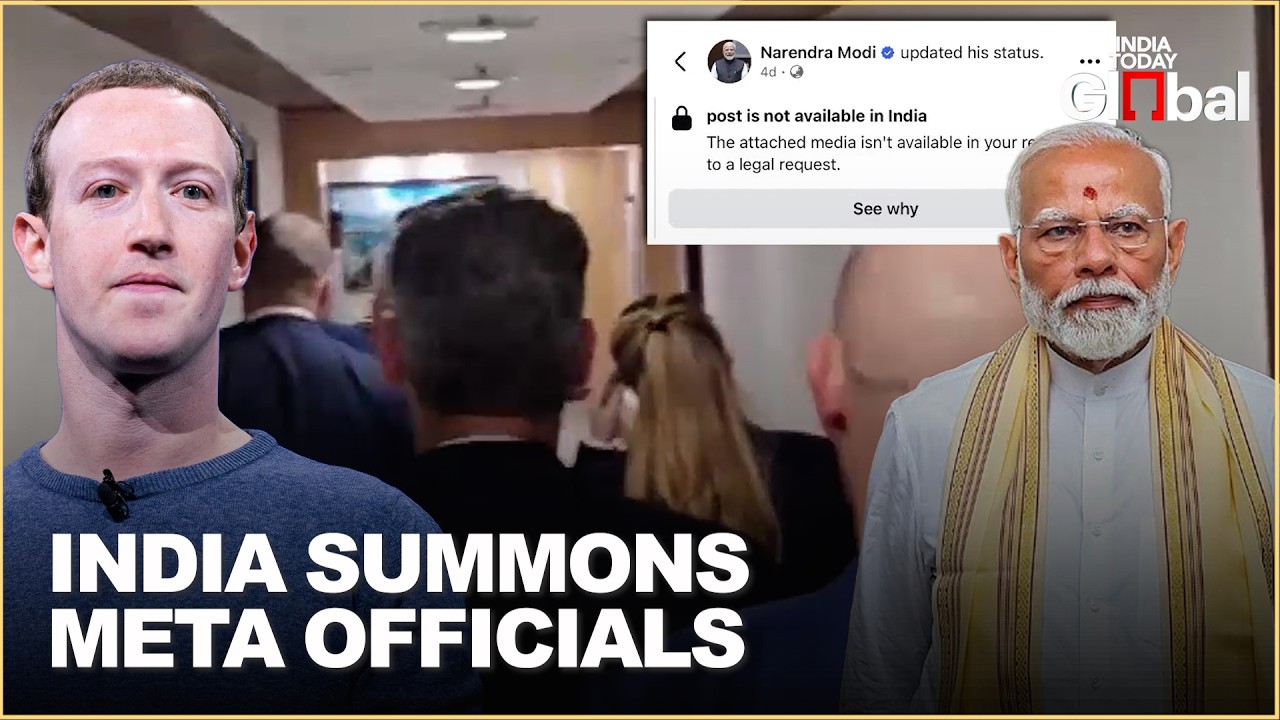 India Summons Meta Officials Over PM's Post As Zuckerberg Apologises For CSAM, Deepfakes