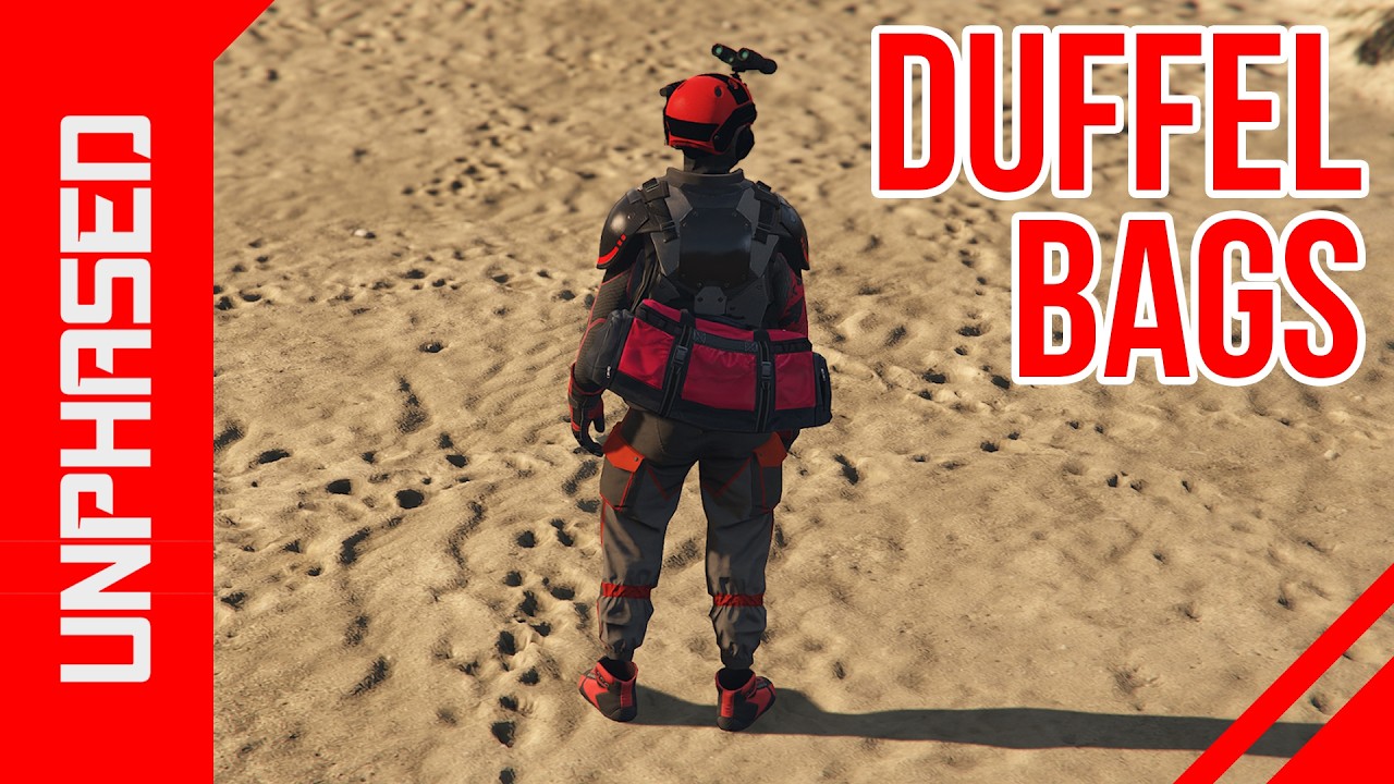 GTA ONLINE *EASY* COLOURED DUFFEL BAGS - MODDED OUTFITS TUTORIAL. GTA 5 GLITCH
