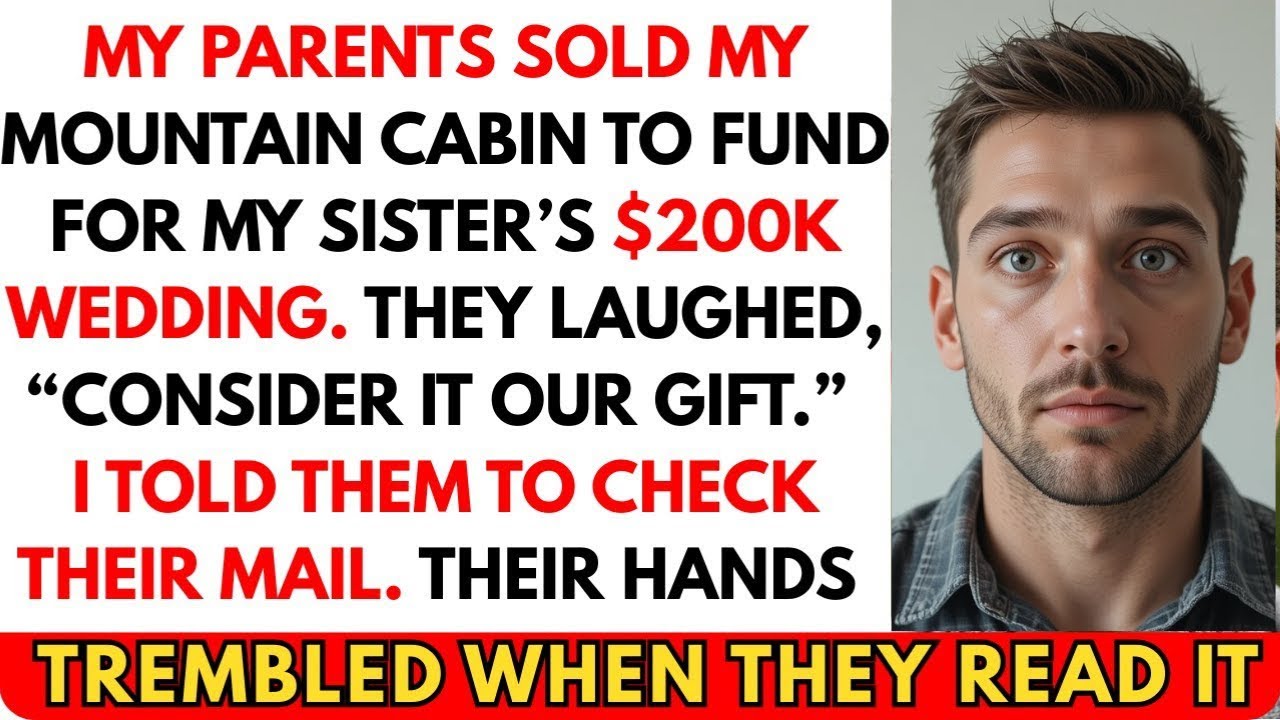 They Sold My Mountain Cabin to Pay for My Sister’s $200K Wedding — Their Hands Shook When They....