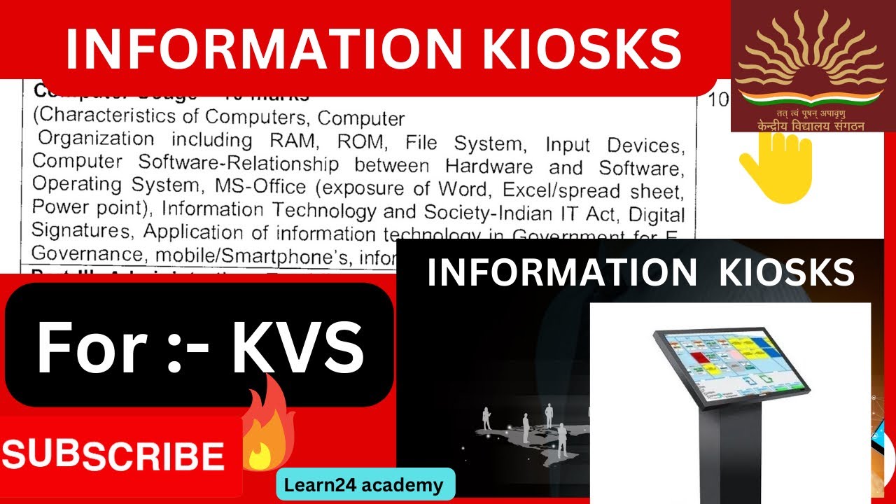 Information kiosks for KVS #kvs #kvs_prt #kvstgtpgt #kvs jsa