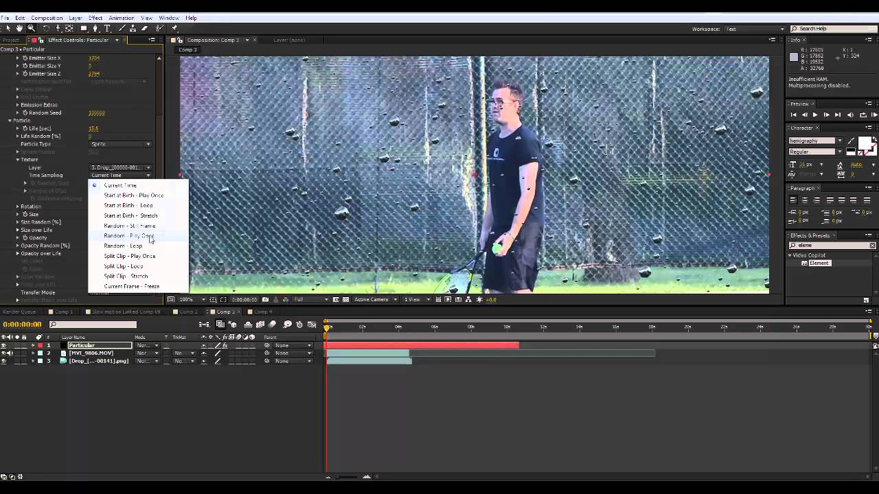 How to make Slow Motion Rain Drops (As seen in 2000 FPS 7D Video) In After Effects Tutorial