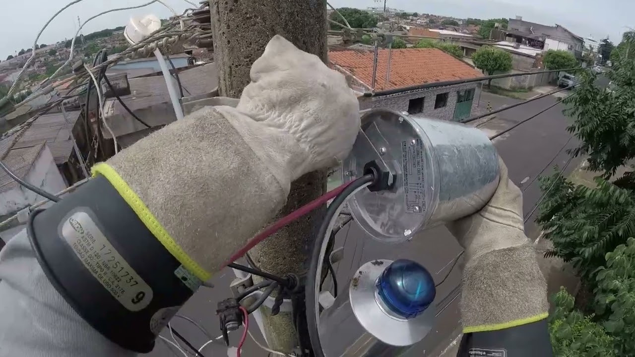 Iluminação Publica Troca de base.