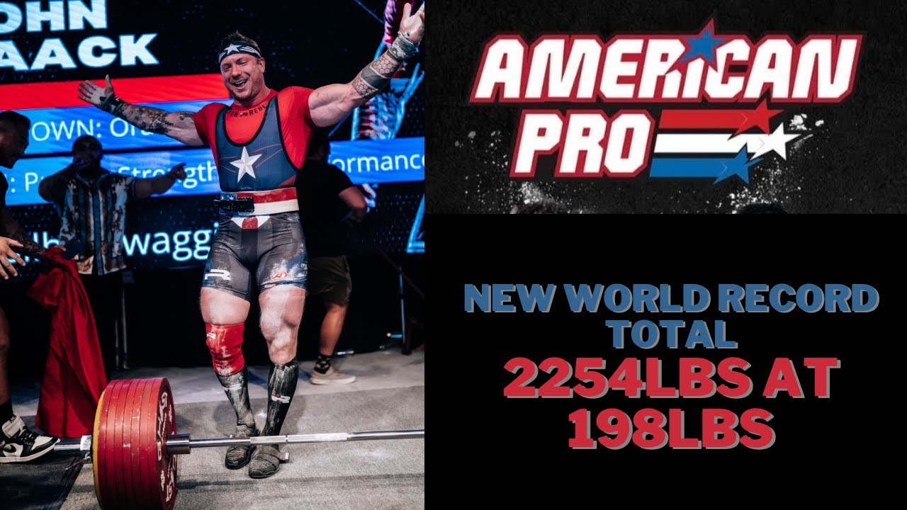 American Pro: John Haack Meet Recap | All Time World Record Total