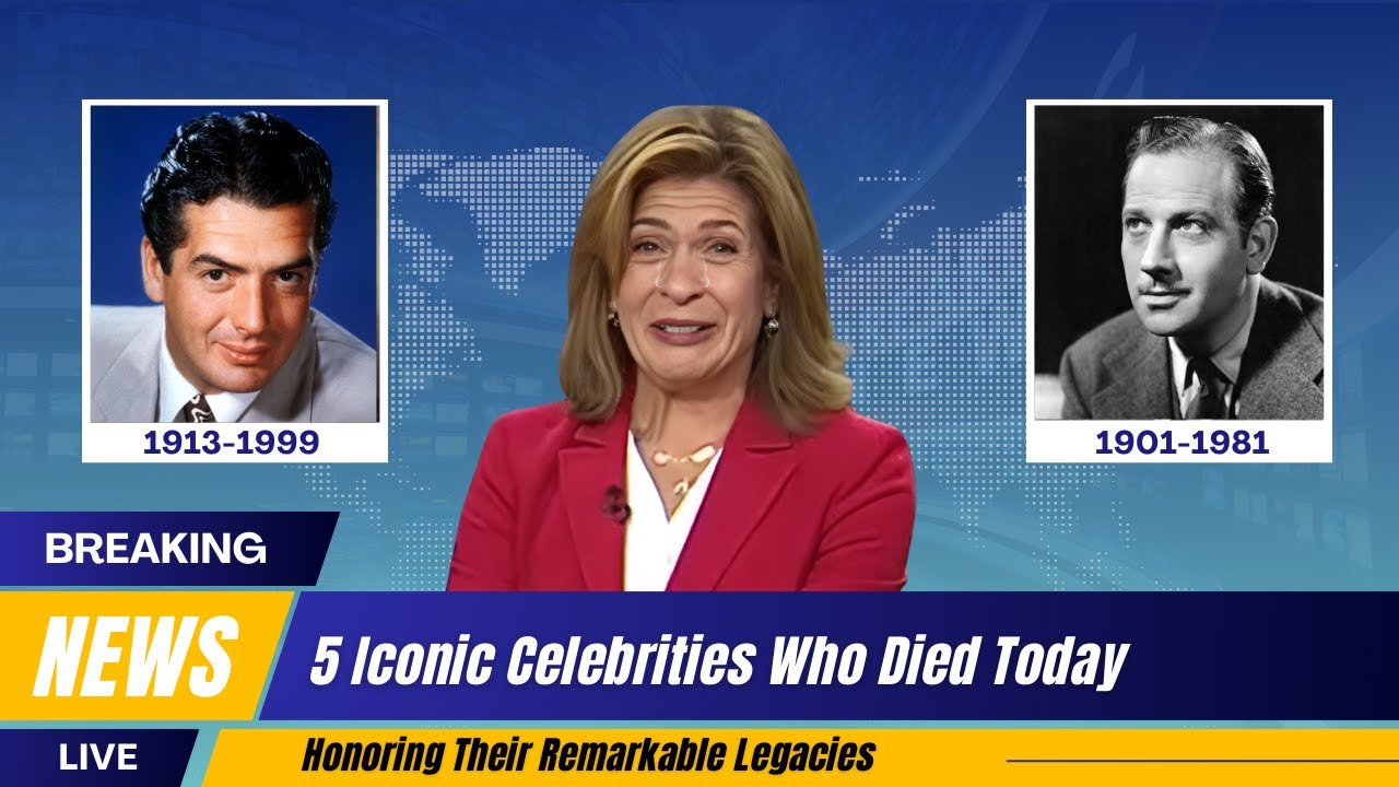 5 American Stars Who Died Today! 4th August  | Honoring Legends