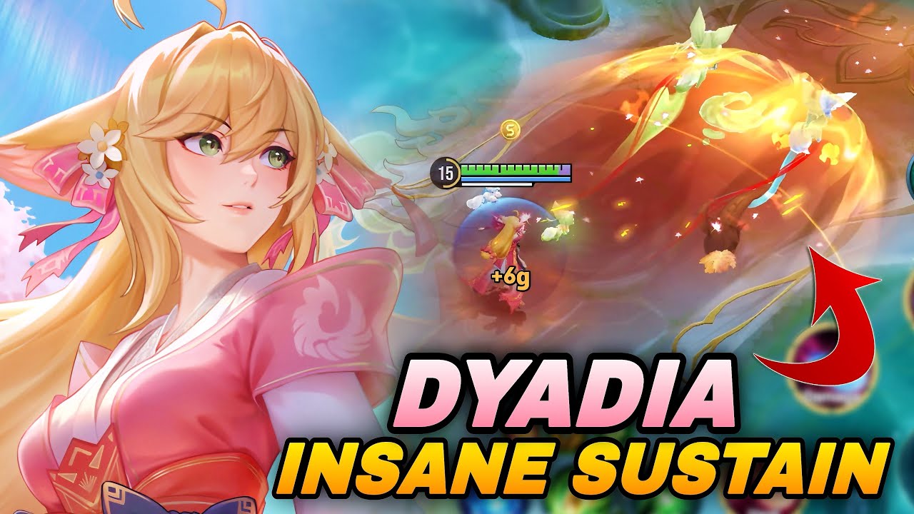 THIS IS HOW TO USE DYADIA’S PASSIVE EFFECTIVELY TO WIN IN RANK GAME | BUILD AND ARCANA | HOK