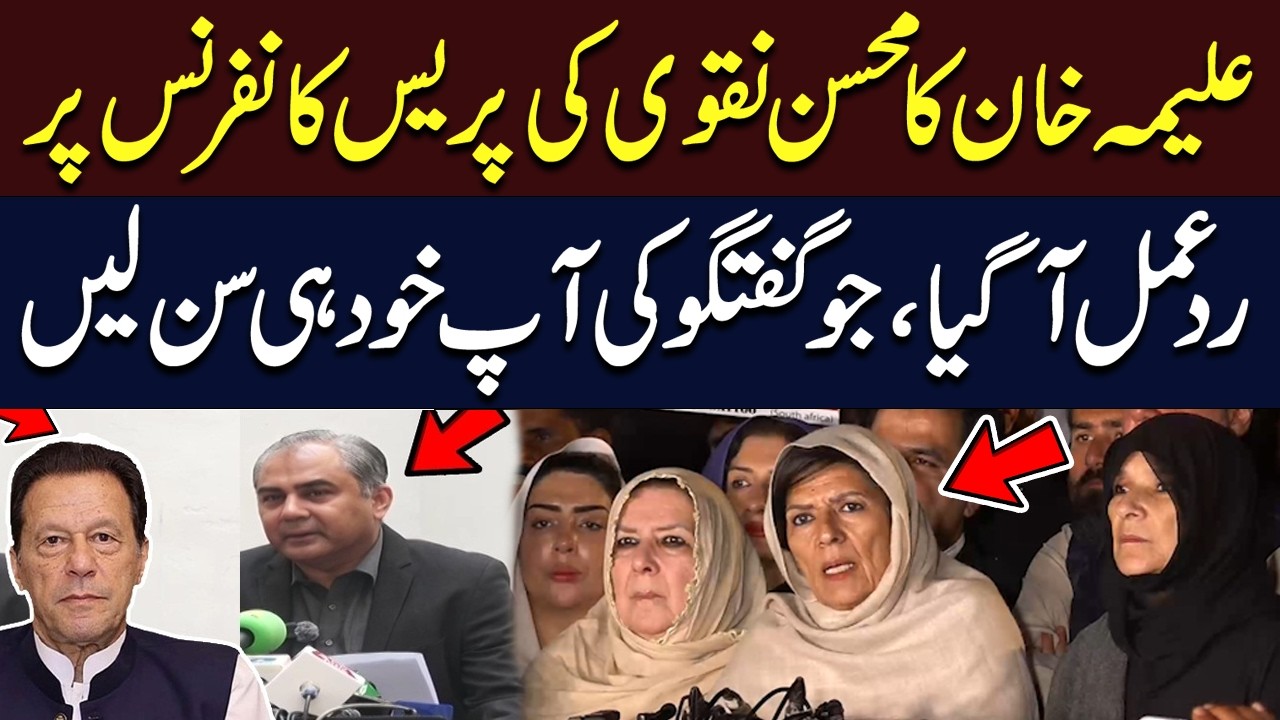 Aleema Khan Reacts to Mohsin Naqvi’s Press Conference | Imran Khan Health Update |Hum News |Pakistan