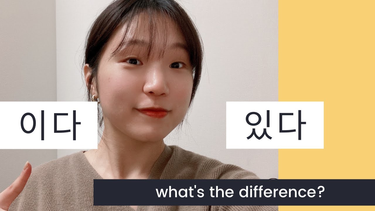 Difference between 이다 and 있다
