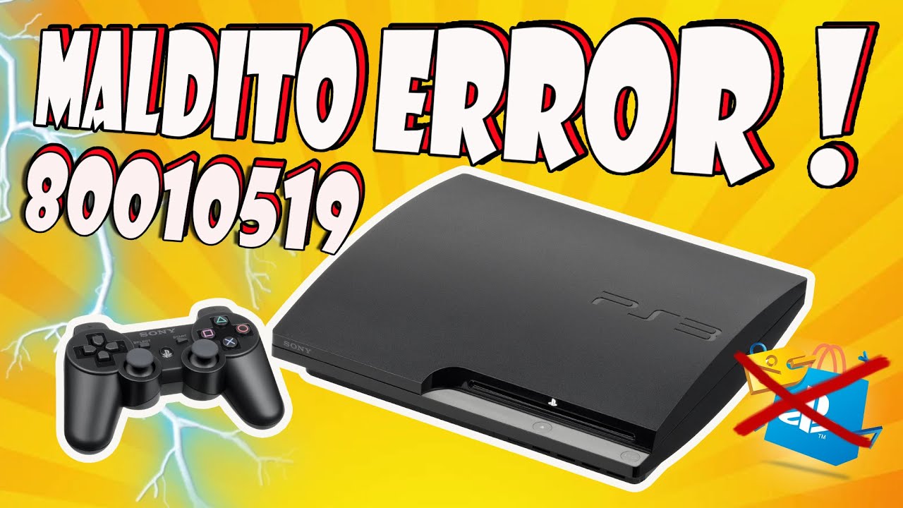 Deberías GUARDAR este VIDEO - Soluciçon ERROR 80010519 en Playstation 3 - Funciona !