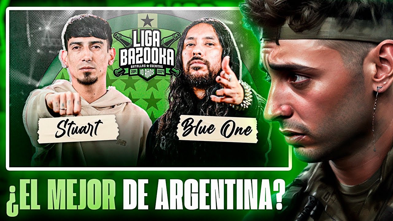 LA MEJOR BATALLA 🏆 BLON REACCIONA A BLUE ONE VS STUART EN LIGA BAZOOKA 🪖