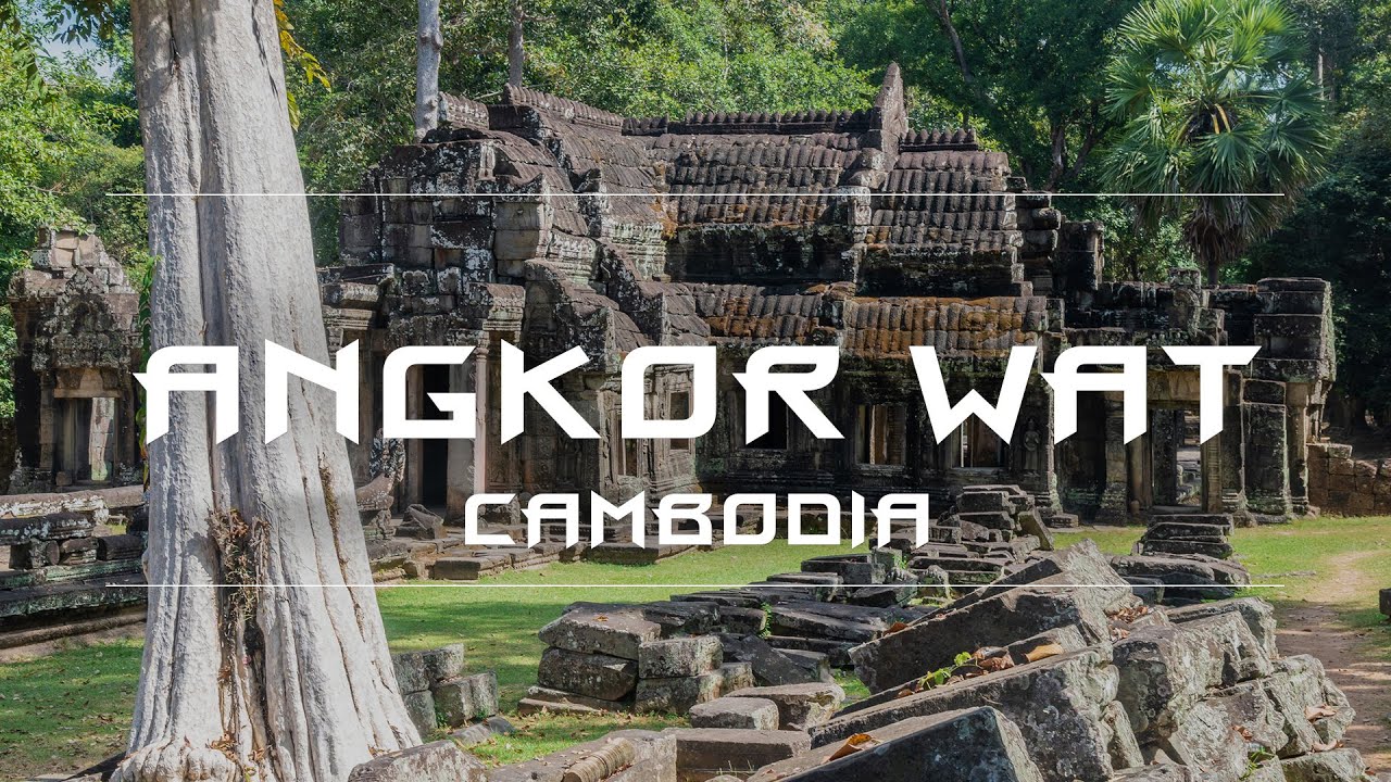 Прогулка по Ангкор-Вату, Камбоджа 4K / Angkor Wat Walking Tour, Cambodia 4K