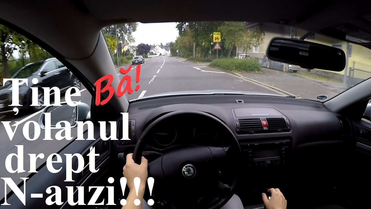 Singur la volan - Cum sa mergi drept.