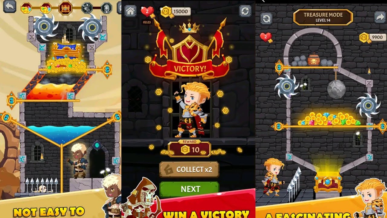 How To Loot - Pin Pull &  Hero Rescue|| Android Game Review || Gameplay