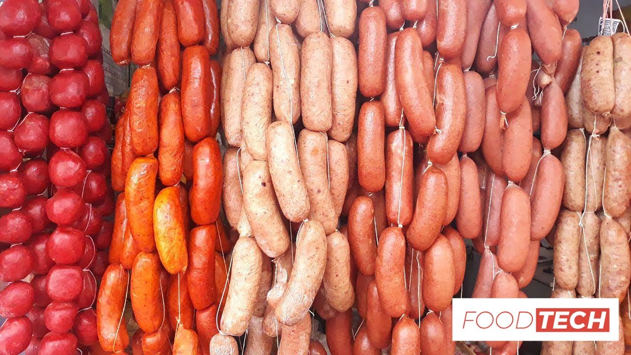Как делается копченая колбаса - за кулисами.