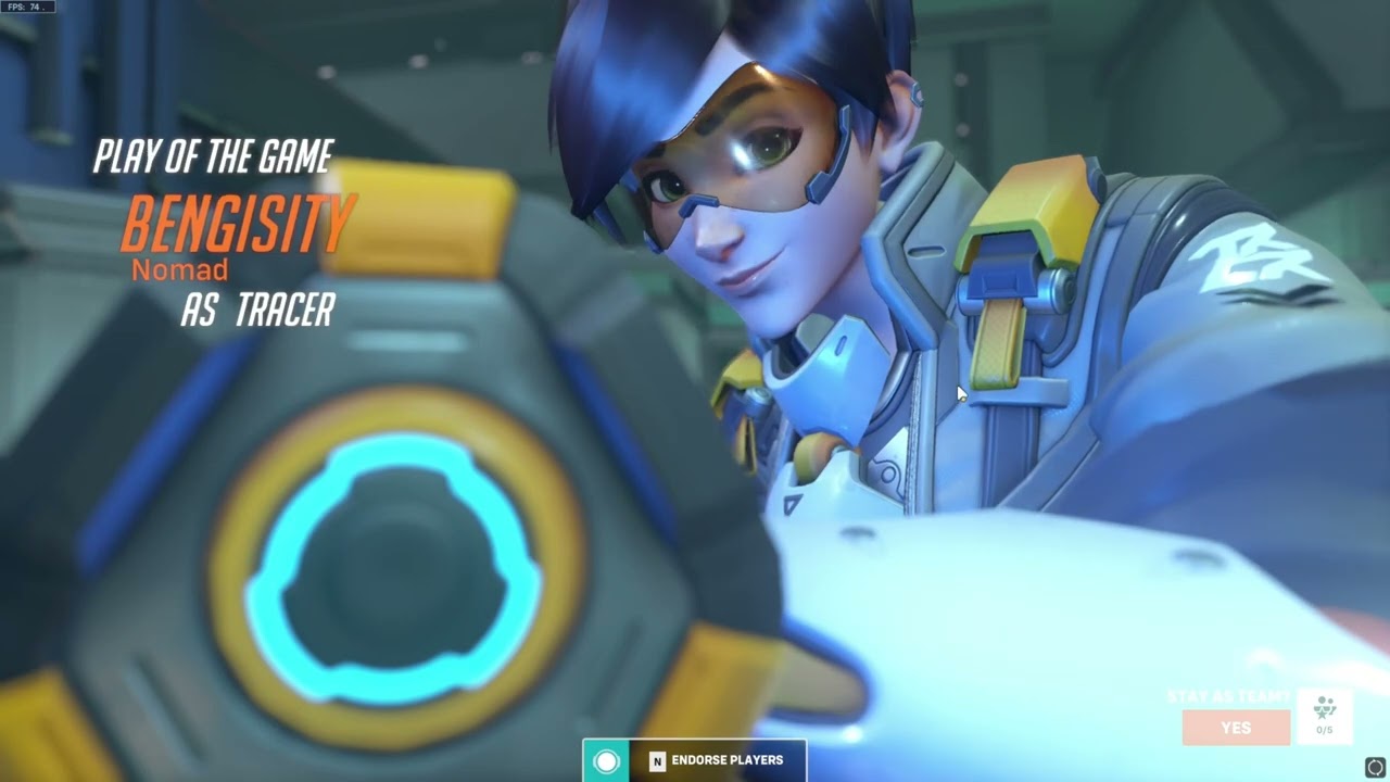 Accidental Tracer POTG #overwatch #overwatch2