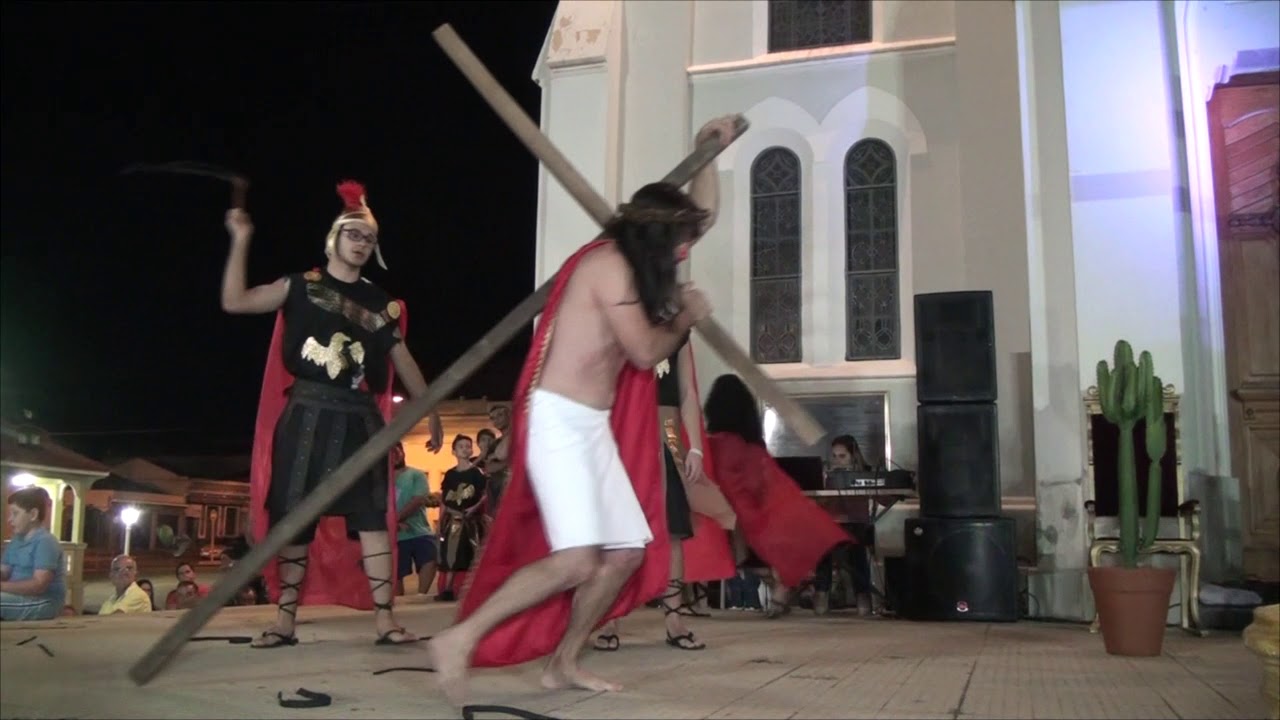 Encenação Paixão de Cristo 2019 em Bocaina SP