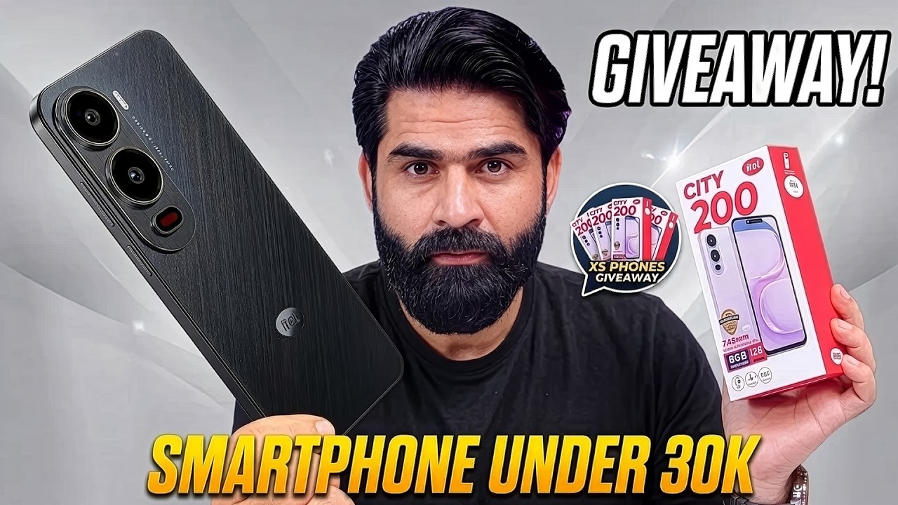 New Box Pack Phone Under 30K in Pakistan with AI Features FT itel City 200 Review ! GIVEAWAY 🔥