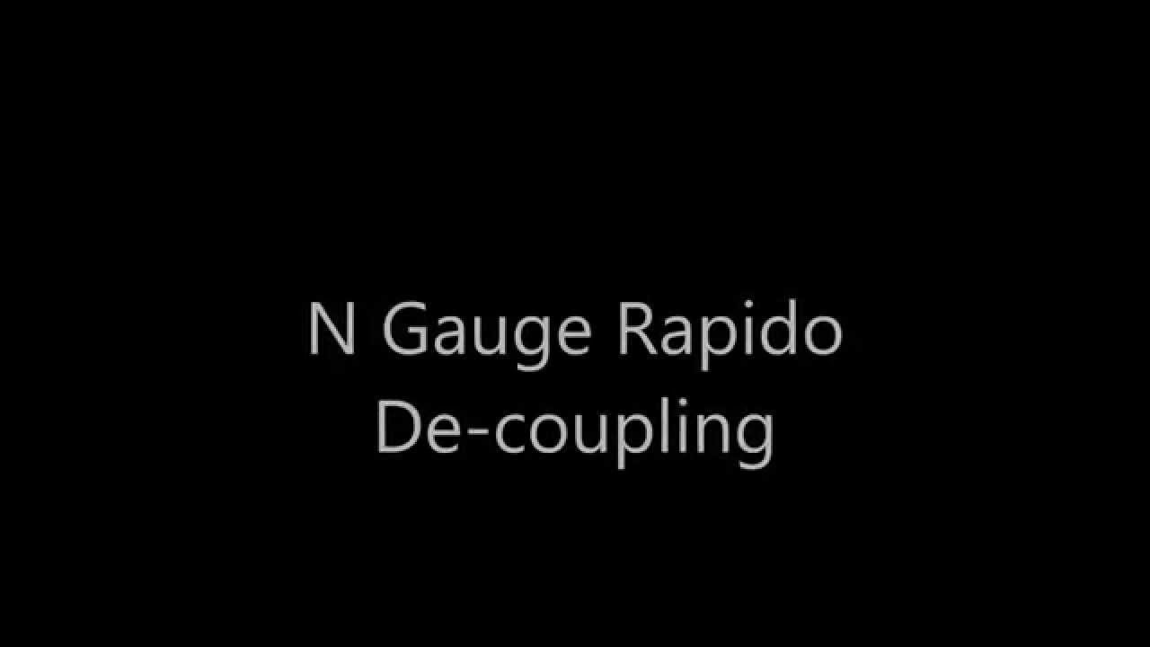 N Gauge Train uncoupling