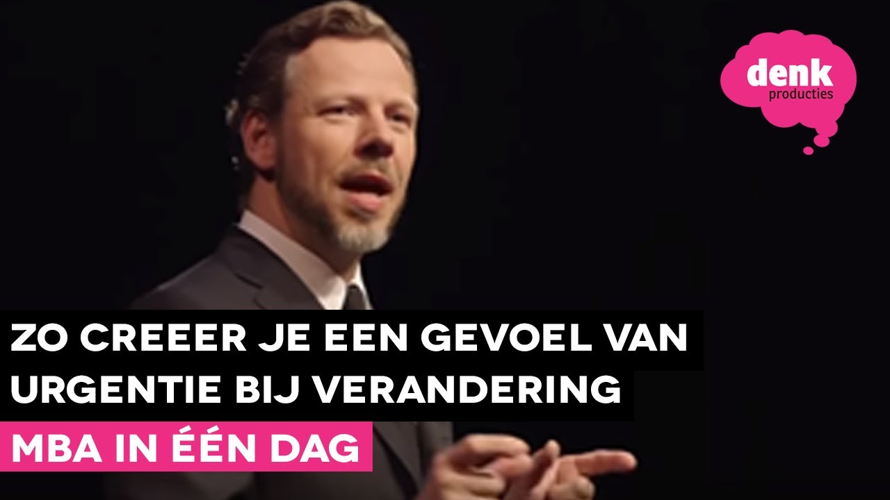 Ben Tiggelaar: Hoe creëer je een gevoel van urgentie?