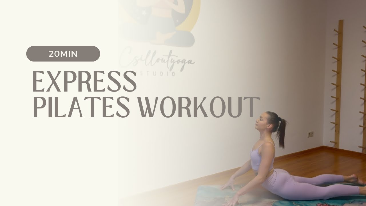 20 MIN EXPRESS PILATES || Energizáló Talaj Pilates a Mindennapokra (Eszköz nélkül)