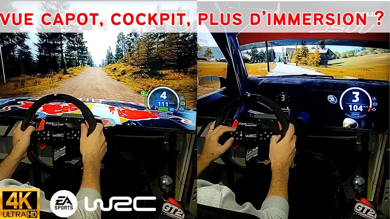 EA WRC : Quelle caméra/vue utiliser quand on a un volant ?