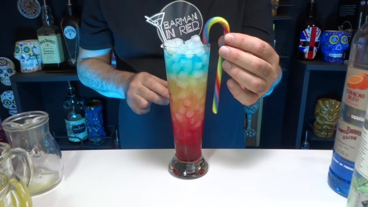 ARCOIRIS PARAISO de RON 🍍 delicioso y f&aacute;cil de hacer