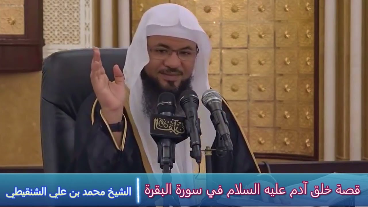 قصة خلق آدم عليه السلام في سورة البقرة - الشيخ محمد بن علي الشنقيطي
