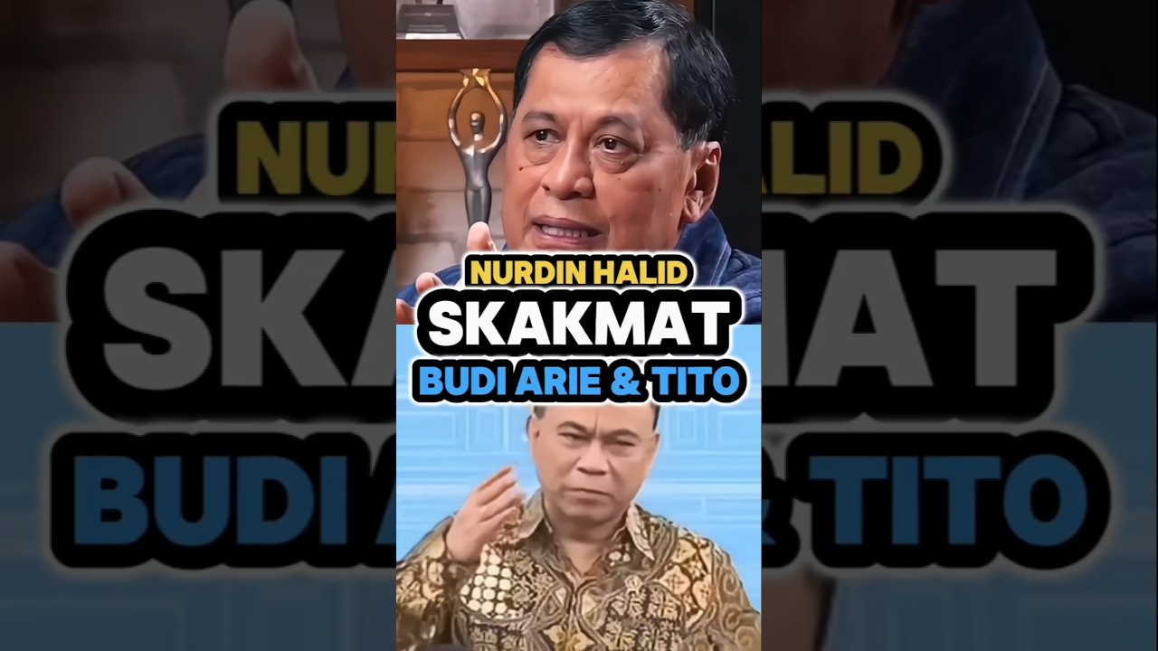 NURDIN HALID SKAKMAT BUDI ARI & TITO KARNAVIAN⁉️ PINJAMAN DANA KOPERASI MERAH PUTIH SALAH KAPRAH