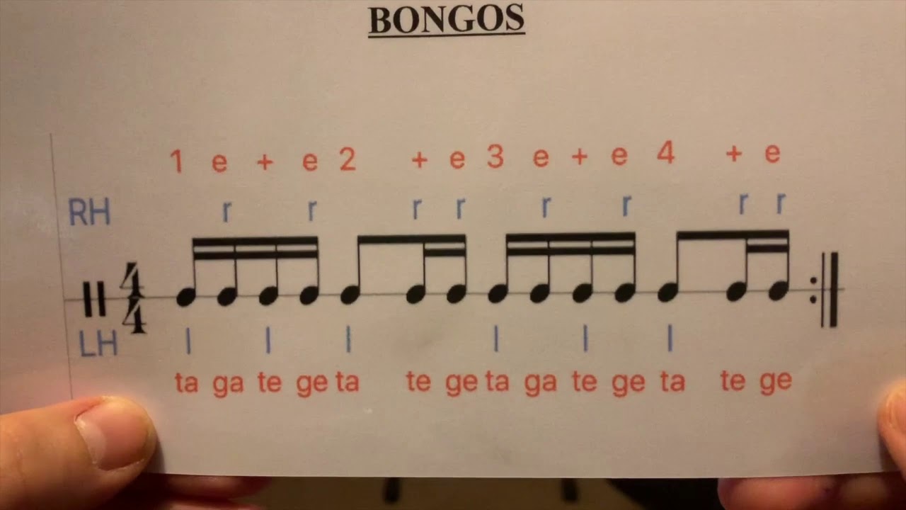 Bongos 16tel - Guantanamera - Mr Wood