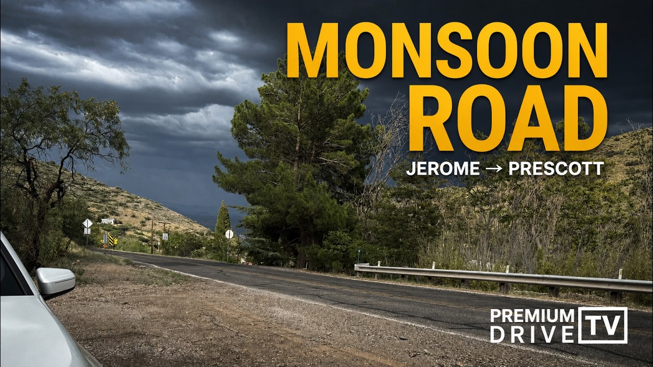 Arizona Monsoon Drive: Jerome to Prescott Valley, 2024 BMW iX