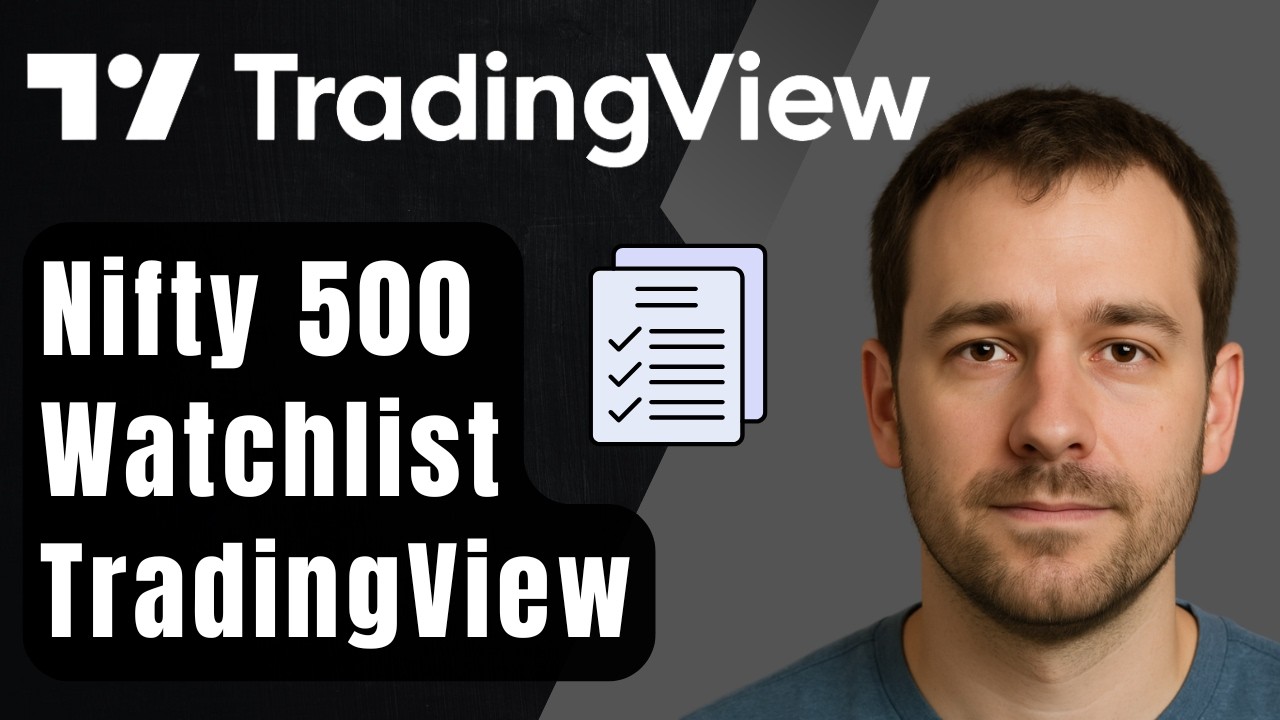 Как добавить акции индекса Nifty 500 в список наблюдения TradingView (пошаговое руководство для н...