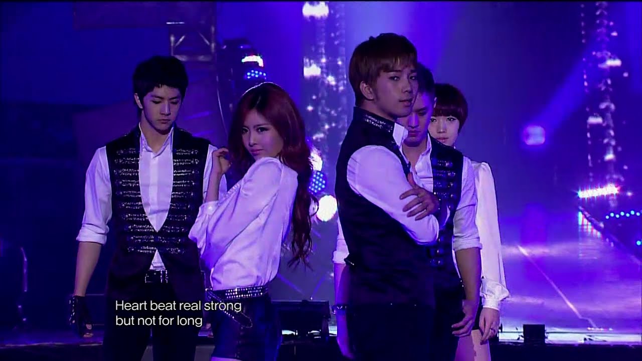 【TVPP】T-ara - Black Cat (with MBLAQ), 티아라 - 블랙 캣 (with 엠블랙) @ 2011 KMF Live