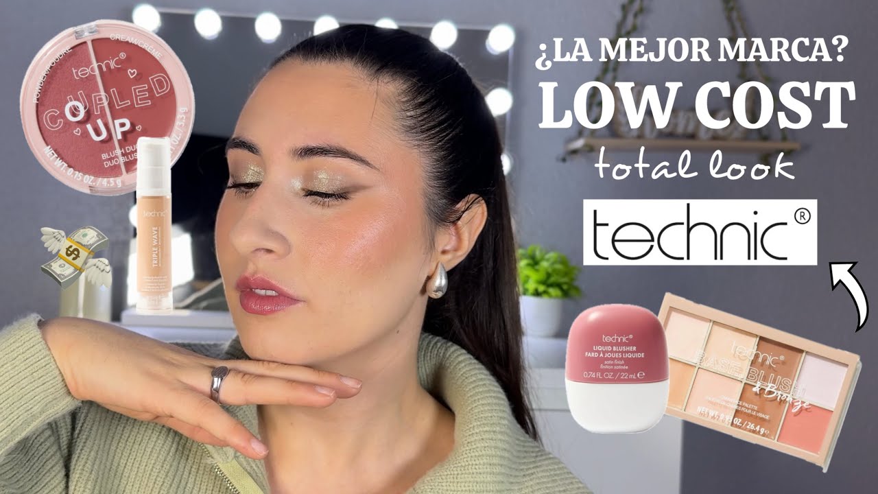 💄 TOTAL LOOK con LOS MEJORES PRODUCTOS TECHNIC | Maquillaje Low Cost que sorprende