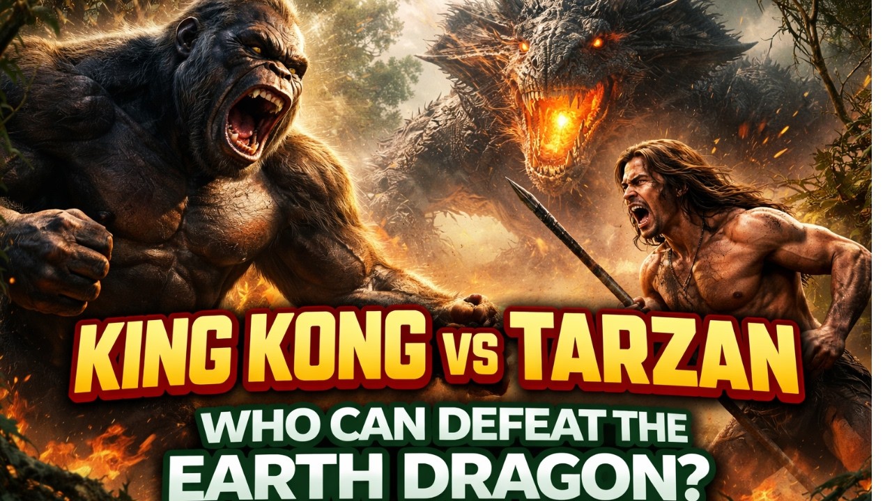 king kong vs tarzan who can defeat the earth dragon