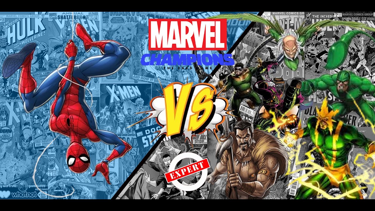 DEFENDIENDO QUEENS | Spider-Man Vs. 6 Siniestros Experto [MARVEL CHAMPIONS]