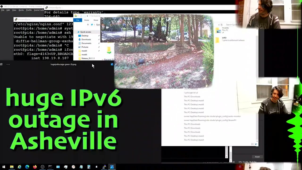 continued Spectrum IPv6 Internet outage!  LIVE coverage as I wait for the tech