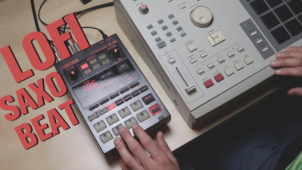 Making a Lofi Sampled Beat [BOSS SP202 & MPC2000]