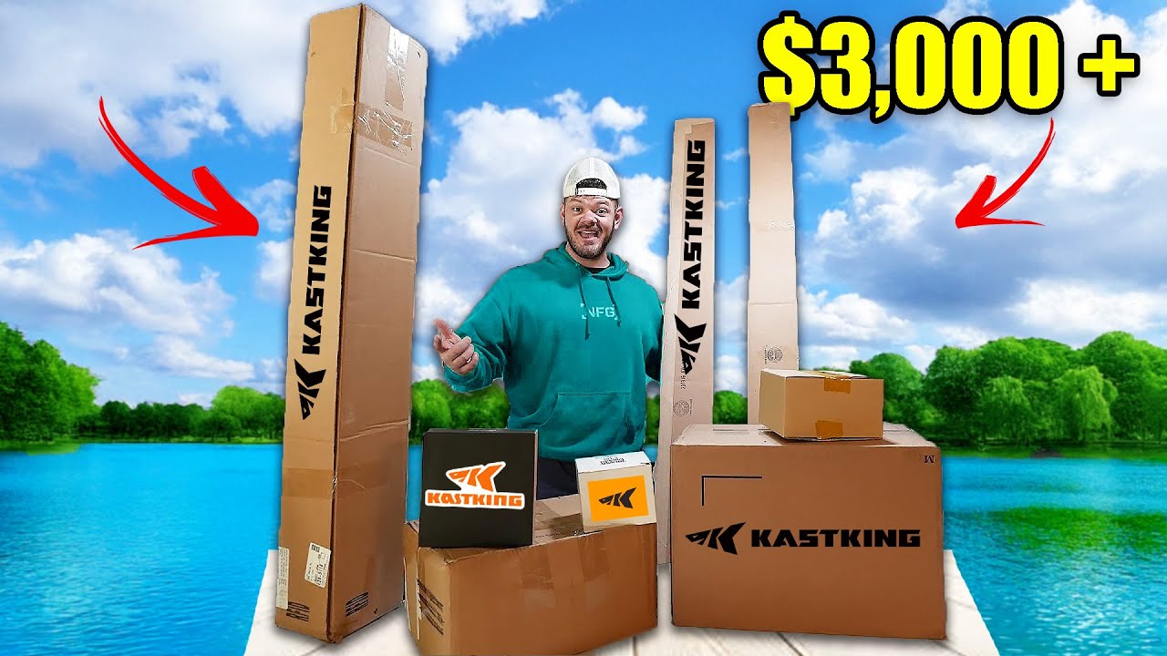 Распаковка ОГРОМНЫХ рыболовных снастей KastKing! ($3000+)