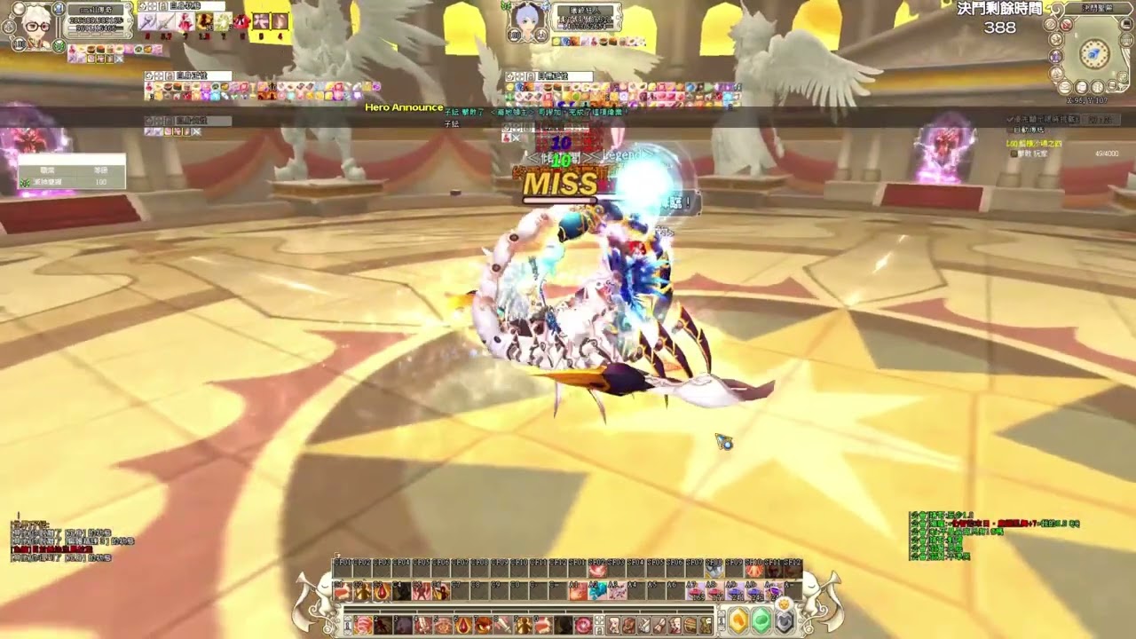 《Grand Fantasia》精靈樂章 - 決鬥聖殿 100狂炎 vs 大家以為被改強的補品滅神