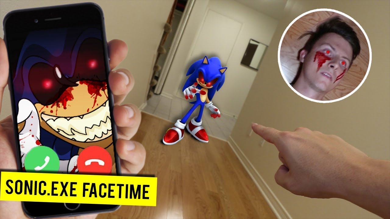 CALLING SONIC.EXE ON FACETIME AT 3 AM!! (SCRATCHED HIS FACE)