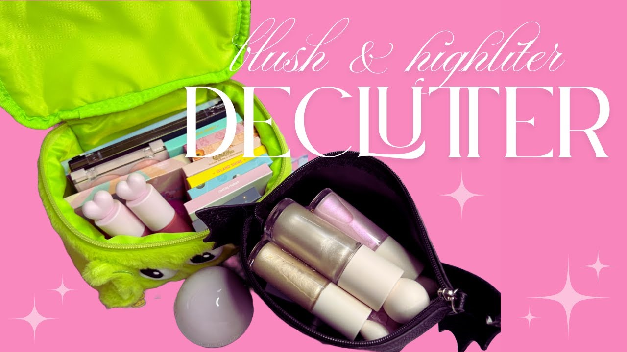 🌸 Spring Cleaning Makeup Declutter - Blush & Highlighter 🌸
