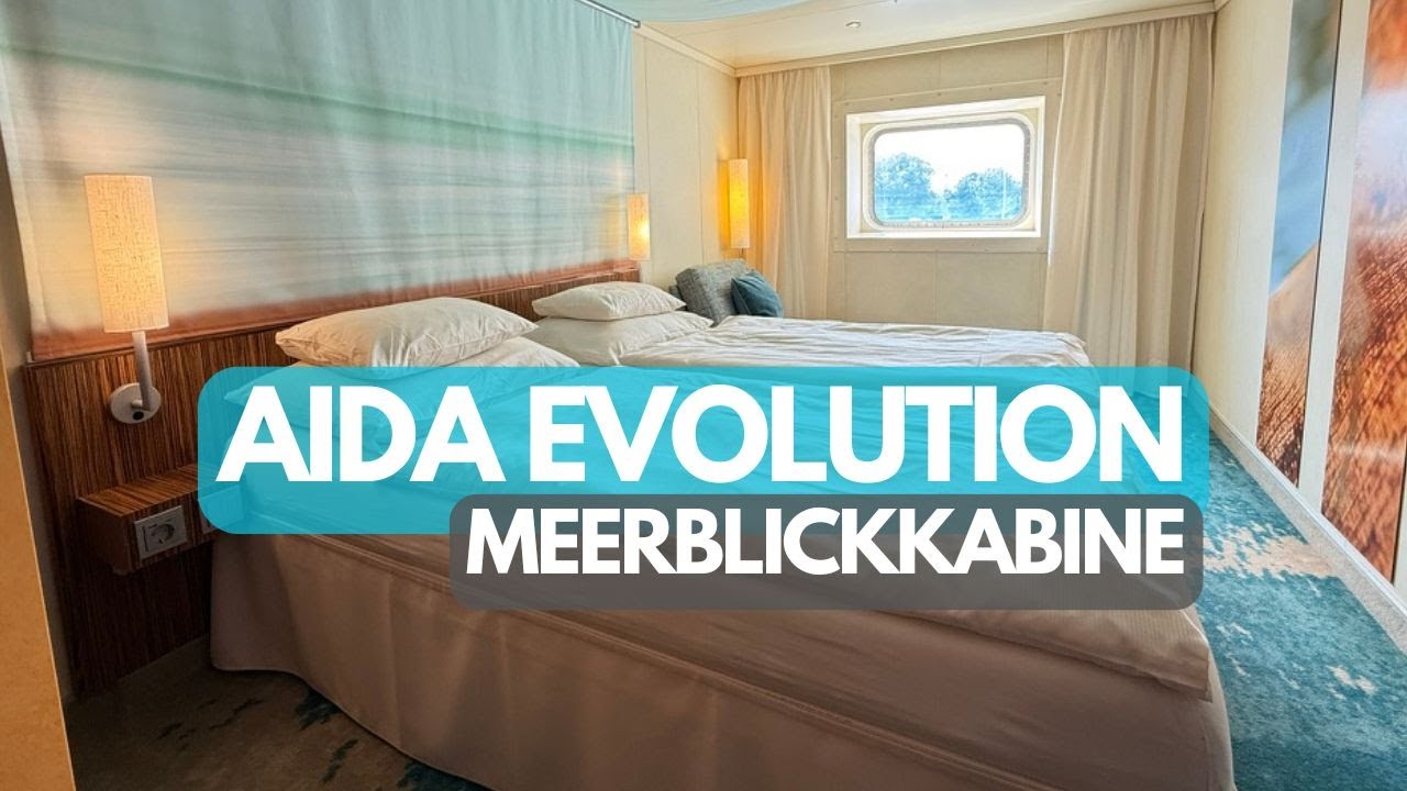 AIDAdiva Meerblickkabine nach AIDA Evolution 🚢 | Kabinenrundgang in 3 Minuten!