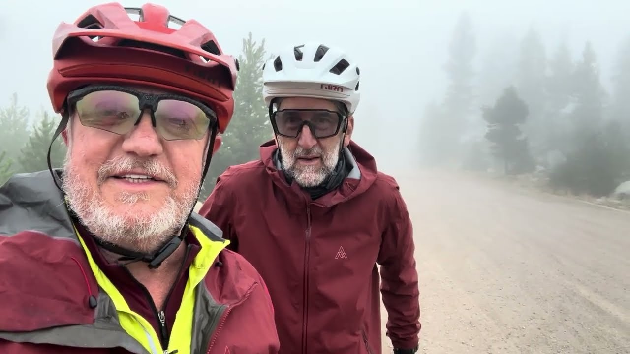 Day 14 - Leaving Park Lake in the mist.  Off to Mormon Gulch