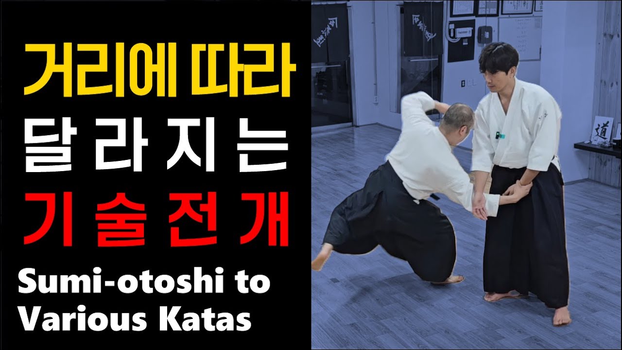 【아이키도】첫수가 안먹히면 그 다음은?(스미오토시/구석던지기 연속기) #aikido #incheon #korea