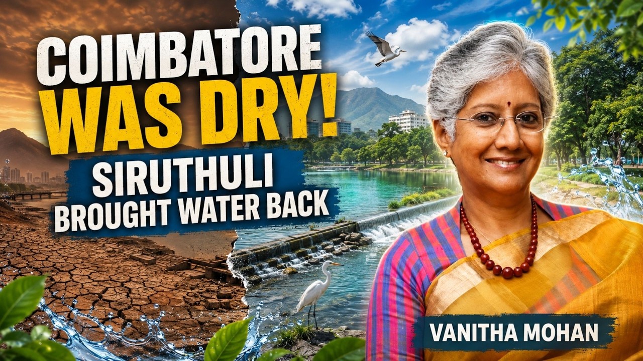 How Coimbatore Brought Water Back! Vanitha Mohan on Siruthuli&rsquo;s Mission