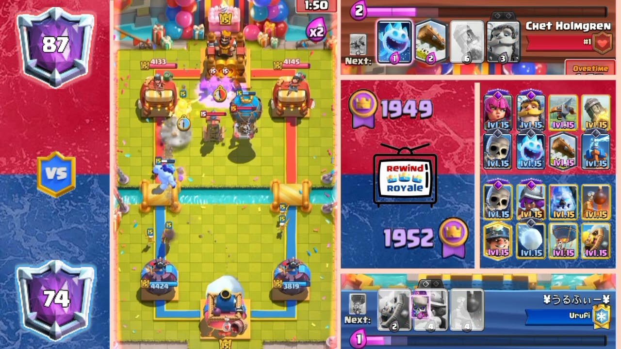 MINERLOON CYCLE VS X-BOW ROCKET CYCLE #clashroyale