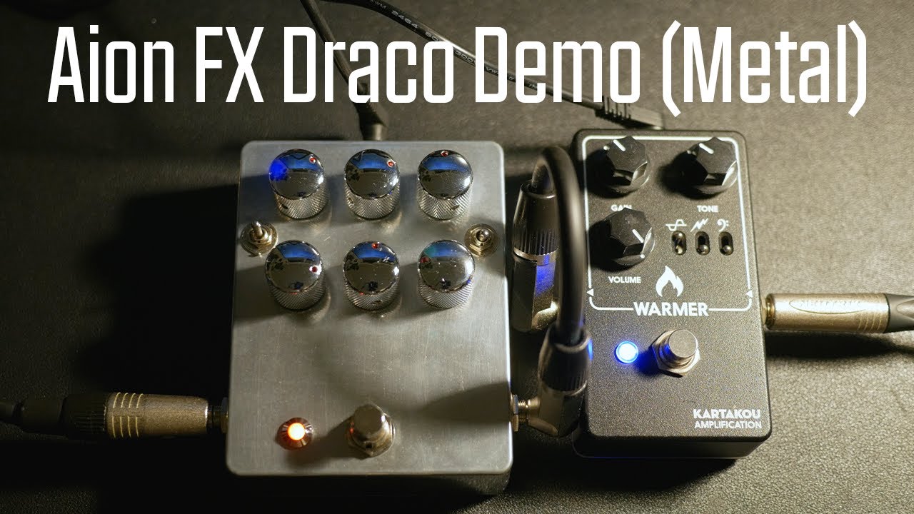 Aion FX Draco - Metal Demo/Playthrough - Dual Rectifier preamp pedal based on Dr. Boogey circuit