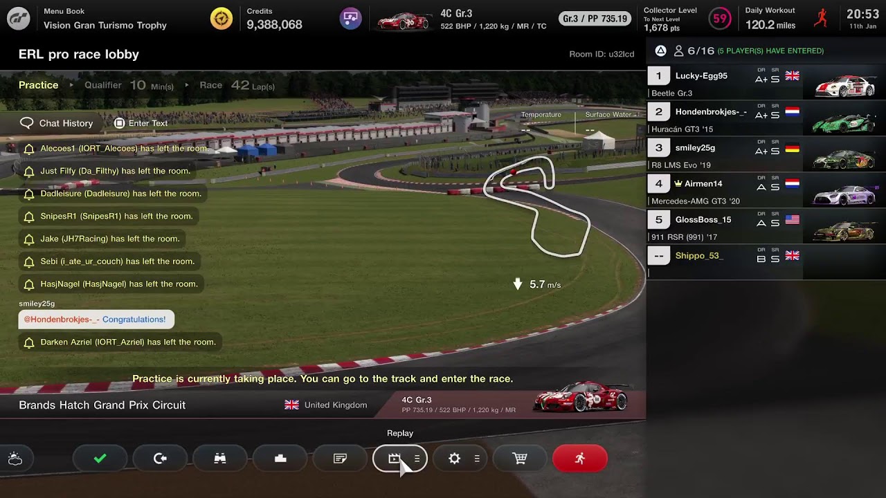 GT7 GTpro Brands Hatch