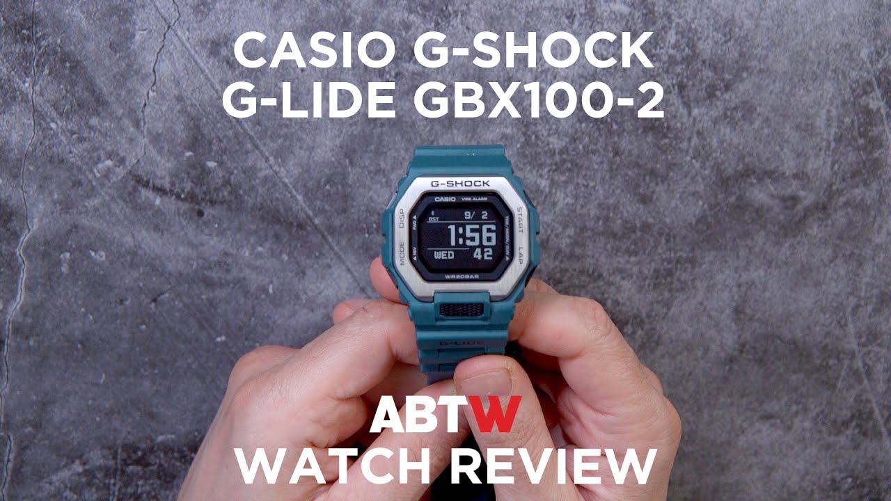 Обзор часов Casio G-Shock G-Lide GBX100-2 | aBlogtoWatch