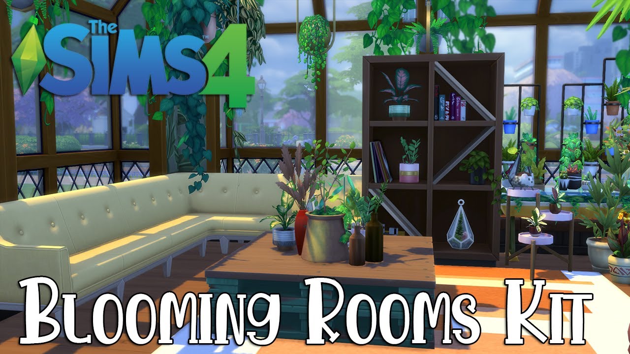BLOOMING ROOMS KIT reaction and builds | Sims 4 | No CC